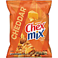 Chex Mix Cheddar Snack Mix - Cheddar Cheese, Corn, Wheat - 3.75 oz - 8 / Carton