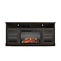 Ameriwood™ Home Ayden Park Fireplace TV Stand For 65" TVs, Espresso 1 thumbnail image