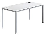 Boss Office Products Simple System Workstation, 48" x 24", White 1 thumbnail image