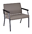 Office Star™ Worksmart® 29" Bariatric Big & Tall Guest Chair, Stratus/Gunmetal Gray