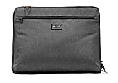PKG Bags Wellington Messenger Bag, 14”H x 11”W x 2-1/2”D, 100% Recycled, Gray 1 thumbnail image
