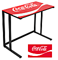 Lumisource Top Sigma Computer Desk, 29 1/2"H x 35"W x 20"D, Coca Cola Graphic