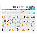 TF Publishing Large Desk Pad Calendar, 17" x 22", Holiday, July 2021 To June 2022