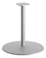 HON® Disc Base For Sitting-Height Between Table, 27-13/16"H x 30"W x 30"D, Nickel 1 thumbnail image