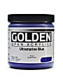 Golden OPEN Acrylic Paint, 8 Oz Jar, Ultramarine Blue