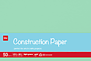 Office Depot® Brand Construction Paper, 12" x 18", 100% Recycled, Light Green, Pack Of 50 Sheets 1 thumbnail image