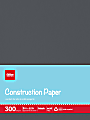Office Depot® Brand Construction Paper, 9" x 12", 100% Recycled, Black, Pack Of 300 Sheets 1 thumbnail image