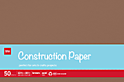 Office Depot® Brand Construction Paper, 12" x 18", 100% Recycled, Brown, Pack Of 50 Sheets 1 thumbnail image