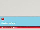 Office Depot® Brand Construction Paper, 18" x 24", 100% Recycled, Stone White, Pack Of 50 Sheets 1 thumbnail image
