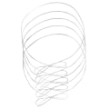 JAM Paper® Medium Elastic Gift Wrap String Ties, 16", White, Pack Of 5 Ties
