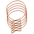 JAM Paper® Small Elastic Gift Wrap String Ties, 10", Copper, Pack Of 5 Ties 1 thumbnail image