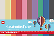 Office Depot® Brand Construction Paper, 12" x 18", 100% Recycled, Assorted Colors, Pack Of 50 Sheets