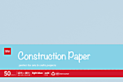 Office Depot® Brand Construction Paper, 12" x 18", 100% Recycled, Light Blue, Pack Of 50 Sheets 1 thumbnail image