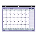 2024-2025 Brownline® 13-Month Monthly Academic Desk Pad Calendar, 11" x 8-1/2", July to July, CA181721