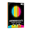 Astrobrights Color Cardstock, 8-1/2" x 11", Bright Assortment, Total Qty 50 1 thumbnail image