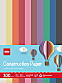 Office Depot® Brand Construction Paper, 9" x 12", 100% Recycled, Assorted Colors, Pack Of 100 Sheets