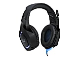 Adesso Stereo Gaming Headset with Microphone - Stereo - Mini-phone (3.5mm) - Wired - 20 Ohm - 20 Hz - 20 kHz - Over-the-head - Binaural - Circumaural - 6.56 ft Cable - Omni-directional, Noise Cancelling Microphone - Black