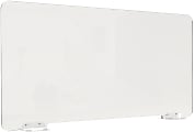 Sauder® Select Acrylic Desk Screen, Freestanding, 23-5/8"H x 47-1/4"W x 4-15/16"D, Clear Transparent 1 thumbnail image
