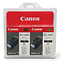 Canon® BCI-3e Black Ink Cartridges, Pack Of 2, BCI-3eBK 1 thumbnail image