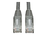 Tripp Lite 1ft Cat6 Gigabit Snagless Molded Patch Cable RJ45 M/M Gray 1' - Patch cable - RJ-45 (M) to RJ-45 (M) - 1 ft - UTP - CAT 6 - molded, snagless, stranded - gray 1 thumbnail image