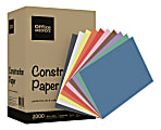 Office Depot® Brand Construction Paper, 9" x 12", 100% Recycled, Assorted Colors, Pack Of 2,000 Sheets 1 thumbnail image