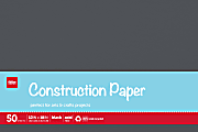 Office Depot® Brand Construction Paper, 12" x 18", 100% Recycled, Black, Pack Of 50 Sheets 1 thumbnail image