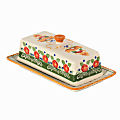 Laurie Gates California Designs Stoneware Tierra Butter Dish, 8”, Multicolor 1 thumbnail image