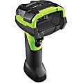 Zebra DS3678-SR Handheld Barcode Scanner - Wireless Connectivity - 8.60" Scan Distance - 1D, 2D - Imager - Omni-directional - Bluetooth - Industrial Green - IP67, IP65 - Industrial, Warehouse, Manufacturing