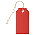 JAM Paper® Small Gift Tags, 3-1/4" x 1-9/16", Red, Pack Of 10 Tags