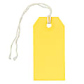 JAM Paper® Small Gift Tags, 3-1/4" x 1-9/16", Yellow, Pack Of 10 Tags 1 thumbnail image