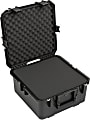 SKB Cases iSeries Protective Case With Cubed Foam, 17" x 17" x 10", Black