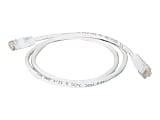 C2G Cat5e Snagless Unshielded (UTP) Network Patch Cable - Patch cable - RJ-45 (M) to RJ-45 (M) - 6 ft - UTP - CAT 5e - molded, snagless, stranded - white