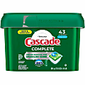 Cascade® Complete ActionPacs™ Dishwasher Detergent Pods, Fresh Scent, Total Qty 43 1 thumbnail image