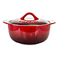 Crock-Pot® Artisan Stoneware Casserole Dish With Lid, 2.3 Qt, Red