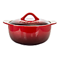 Crock-Pot® Artisan Stoneware Casserole Dish With Lid, 2.3 Qt, Red 1 thumbnail image