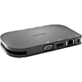 Kensington SD1600P USB-C Mobile Dock - for Notebook/Desktop PC - USB Type C - 2 x USB Ports - 2 x USB 3.0 - Network (RJ-45) - HDMI - VGA - Wired 1 thumbnail image