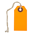 JAM Paper® Tiny Gift Tags, 3-3/8" x 2-3/4", Neon Orange, Pack Of 10 Tags 1 thumbnail image