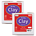 AMACO Air Dry Modeling Clay, Gray, 10 Lb Per Box, Set Of 2 Boxes