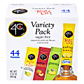 4C Tea 2 Go Sugar-Free Iced Tea Mix, .08 Oz, Variety Pack, Pack Of 44 Pouches 1 thumbnail image