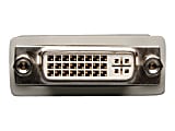 Tripp Lite DVI-I Female to DVI-D Male Dual Link Video Cable Adapter Converter DVI-I to DVI-D F/M - DVI adapter - dual link - DVI-I (F) to DVI-D (M) - molded - beige
