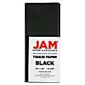 Jam Paper® Tissue Paper, 26"H x 20"W x 1/8"D, Black, Pack Of 10 Sheets 1 thumbnail image