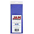 JAM Paper® Tissue Paper, 26"H x 20"W x 1/8"D, Blue, Pack Of 10 Sheets