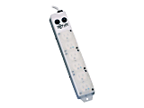 Tripp Lite Safe-IT For Patient-Care Vicinity - UL 1363A Medical-Grade Antimicrobial Power Strip 6 15A Hospital-Grade Outlets, Safety Covers, 15 ft. Cord - Power strip - 15 A - AC 120 V - input: NEMA 5-15P - output connectors: 6 (6 x NEMA 5-15R)