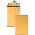 Quality Park® Redi-Strip™ Catalog Envelopes, 6" x 9", Self-Adhesive, Brown Kraft, Box Of 100