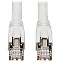 Tripp Lite Cat8 Patch Cable 25G/40G Certified Snagless M/M PoE White 3ft - First End: 1x RJ-45 Male Network - N272003WH 1 thumbnail image