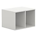 Lorell® Laminate Double Locker Adder Unit, 15-3/4"H x 23-5/8"W x 17-3/4"D, White 1 thumbnail image