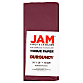 JAM Paper® Tissue Paper, 26"H x 20"W x 1/8"D, Burgundy, Pack Of 10 Sheets