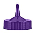 Vollrath Single-Tip Wide Mouth Squeeze Bottle Cap, Purple 1 thumbnail image
