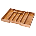 Honey-Can-Do Bamboo Expandable Cutlery Tray, 2 5/16"H x 22 3/4"W x 17"D 1 thumbnail image