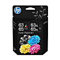 HP 63/65 Clr/XL Blk Ink Crtg Combo 2-Pk 1 thumbnail image